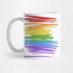 Gay Scribble Flag Mug